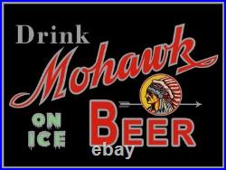 Mohawk Beer of San Francisco California NEW Sign 24x30 USA STEEL XL Size