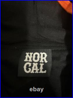 NWT Men's Nor Cal San Francisco Giants Full Zip Hoodie Jacket Black Large