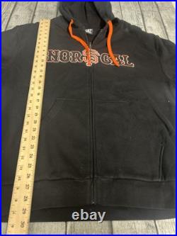 NWT Men's Nor Cal San Francisco Giants Full Zip Hoodie Jacket Black Large