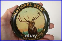 National Beer (B8C) Brewing San Francisco California (JSF6) Tip Tray Buck Deer