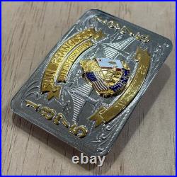 Native Sons of Golden West Centennial Buckle San Francisco California History