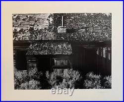 OLIVER GAGLIANI (1917-2002) Signed Silver Gelatin Photograph Ghost Town c 1964 OLIVER GAGLIANI (1917-2002) Signed Silver Gelatin Photograph Ghost Town c 1964