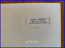 OLIVER GAGLIANI (1917-2002) Signed Silver Gelatin Photograph Ghost Town c 1964 OLIVER GAGLIANI (1917-2002) Signed Silver Gelatin Photograph Ghost Town c 1964
