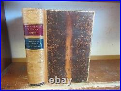 Old 1848-1859 HISTORY OF CALIFORNIA Leather Book 1888 GOLD RUSH MINING TREE CALF