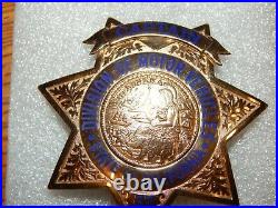 Old California Police Captain State DMV #37 Irvine & Jachens San Francisco Ca