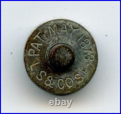 Old West 1873 Levi Strauss Co Blue Jeans San Francisco, California Copper Rivet