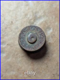 Old West 1873 Levi Strauss Co Blue Jeans San Francisco, California Copper Rivet