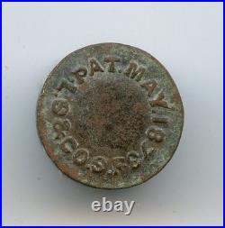 Old West 1873 Levi Strauss Co Blue Jeans San Francisco, California Copper Rivet