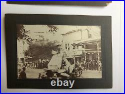 Original 1903 Cabinet Card Lot JULY 4TH PARADE PHOTOS SF Bay Area GOLD RUSH TOWN Original 1903 Cabinet Card Lot JULY 4TH PARADE PHOTOS SF Bay Area GOLD RUSH TOWN