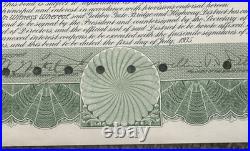 Original 1935 GOLDEN GATE BRIDGE $1000 Construction Bond SERIES C Highway Dist