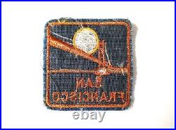 Original 1950s San Francisco Golden Gate Cloth Patch, Vintage Collectible SF Cal Original 1950s San Francisco Golden Gate Cloth Patch, Vintage Collectible SF Cal