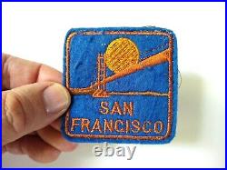 Original 1950s San Francisco Golden Gate Cloth Patch, Vintage Collectible SF Cal Original 1950s San Francisco Golden Gate Cloth Patch, Vintage Collectible SF Cal