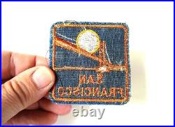 Original 1950s San Francisco Golden Gate Cloth Patch, Vintage Collectible SF Cal Original 1950s San Francisco Golden Gate Cloth Patch, Vintage Collectible SF Cal