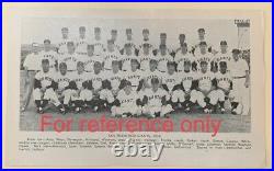 Original 1958 WILLIE MAYS, San Francisco Giants TEAM PHOTO 1st SF Season @ Seals