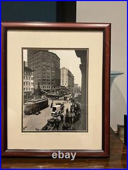 Original Antique Photograph 1910 SAN FRANCISCO, MARKET STREET Vintage Photograph