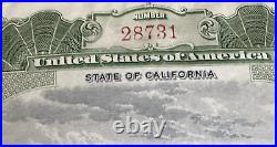 Original GOLDEN GATE BRIDGE $1000 Construction Bond