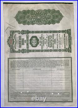 Original GOLDEN GATE BRIDGE $1000 Construction Bond Series A 1932/1955 #5549