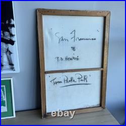 Original Paul Blaine Henrie San Francisco California Twin Peaks Park Oil Panting
