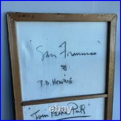 Original Paul Blaine Henrie San Francisco California Twin Peaks Park Oil Panting