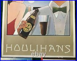 Original Poster Houlihans Bar Guinness Beer San Francisco California Black Tie