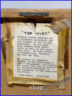 Original Watercolor Painting The Inlet San Francisco California