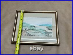 Original Watercolor Painting The Inlet San Francisco California