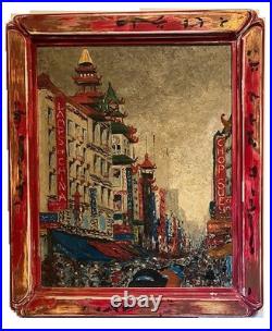 Painting of CHINATOWN, San Francisco