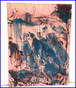 Pascal Cucaro Original Oil Painting Abstract Figurative San Francisco California