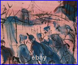 Pascal Cucaro Original Oil Painting Abstract Figurative San Francisco California