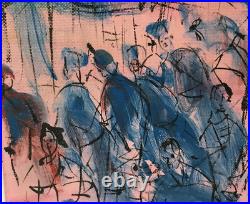 Pascal Cucaro Original Oil Painting Abstract Figurative San Francisco California