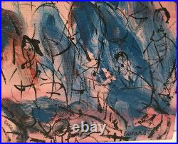 Pascal Cucaro Original Oil Painting Abstract Figurative San Francisco California