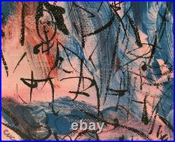 Pascal Cucaro Original Oil Painting Abstract Figurative San Francisco California