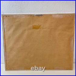 Pascal Cucaro Watercolor Etching Print scene of San Francisco California