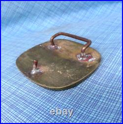 Podesta Divers Belt Buckle Ocean Cast Brass San Francisco California Vtg. QRT892