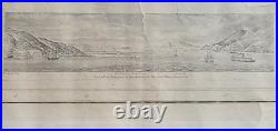 RARE Antique Chart/Map Entrance To SAN FRANCISCO BAY California 1859 A. D. BACHE