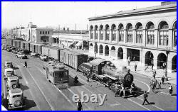 RARE Antique Old California San Francisco STATE BELT RAILROAD Train Sign 40s