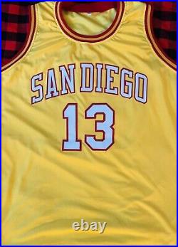 (RARE) San Diego Conquistadors WILT CHAMBERLAIN 1973-74 final pro season 4XL (RARE) San Diego Conquistadors WILT CHAMBERLAIN 1973-74 final pro season 4XL