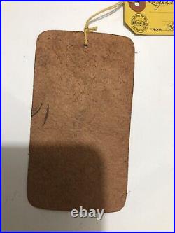 RARE San Francisco CLIFF HOUSE And SEAL ROCKS SUITCASE/BAG Leather Tag Sept 1940 RARE San Francisco CLIFF HOUSE And SEAL ROCKS SUITCASE/BAG Leather Tag Sept 1940