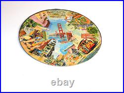 RARE Vintage 1965 Springbok SAN FRANCISCO California COMPLETE Round Puzzle C921
