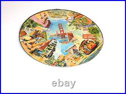 RARE Vintage 1965 Springbok SAN FRANCISCO California COMPLETE Round Puzzle C921