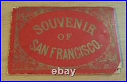 RARE ca 1885 WARD Bros SOUVENIR of SAN FRANCISCO 12 Fold-Out VIEWSFlavin & Co