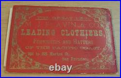 RARE ca 1885 WARD Bros SOUVENIR of SAN FRANCISCO 12 Fold-Out VIEWSFlavin & Co