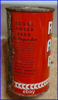 REGAL AMBER Beer O/I IRTP flat top San Francisco California no can in O/I panel