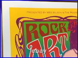 ROCK ART EXPO 1995 SAN FRANCISCO CALIFORNIA POSTER Signed by SCOTT McDOUGALL