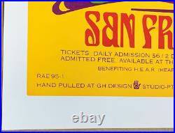 ROCK ART EXPO 1995 SAN FRANCISCO CALIFORNIA POSTER Signed by SCOTT McDOUGALL