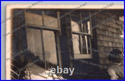 RPPC 1909 woman in hammock on porch Santa Cruz California Real Photo Postcard