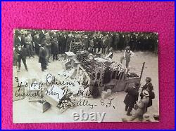 RPPC CHINATOWN real photo POSTCARD san francisco ROSS ALLY police 1912 dug ruins