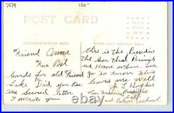 RPPC Real Photo Postcard California San Francisco Presidio Stockton St Lunch