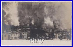 RPPC San Francisco Earthquake And Fire Residential District Real Photo Postcard