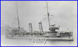 RPPC of Japanese Cruiser Kasagi by Alcatraz Island in San Francisco Bay 1910 RPPC of Japanese Cruiser Kasagi by Alcatraz Island in San Francisco Bay 1910